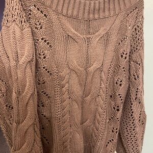 Kori Women's Cowl Neck Sweater - Tan